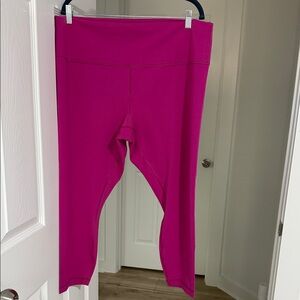 Lululemon Hot Pink 25 inch Leggings